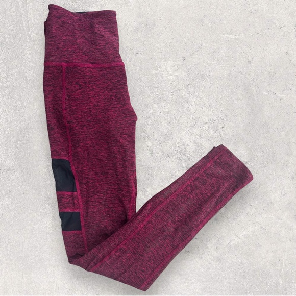 Beyond Yoga Spacedye Leggings Small Rise Above Long High Waisted Mesh Panel - Picture 6 of 8